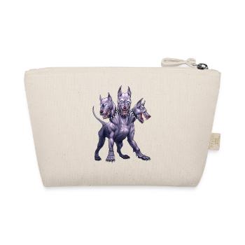 Three Headed Dog Cerberus - Organic Pouch - nature - Back
