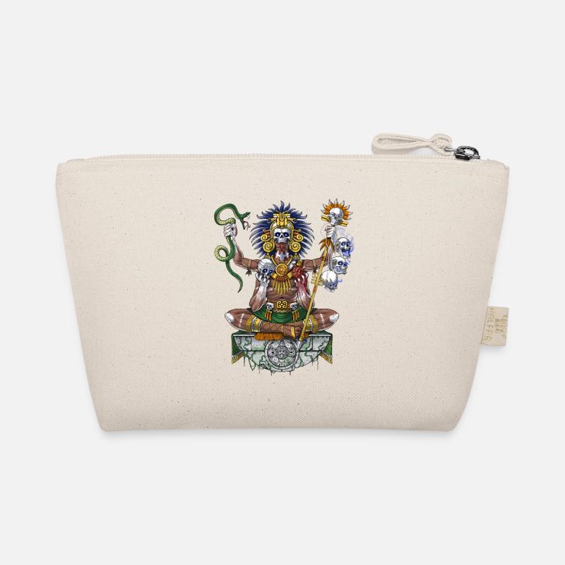 Aztekischer Kriegerschamane Bio-Täschchen