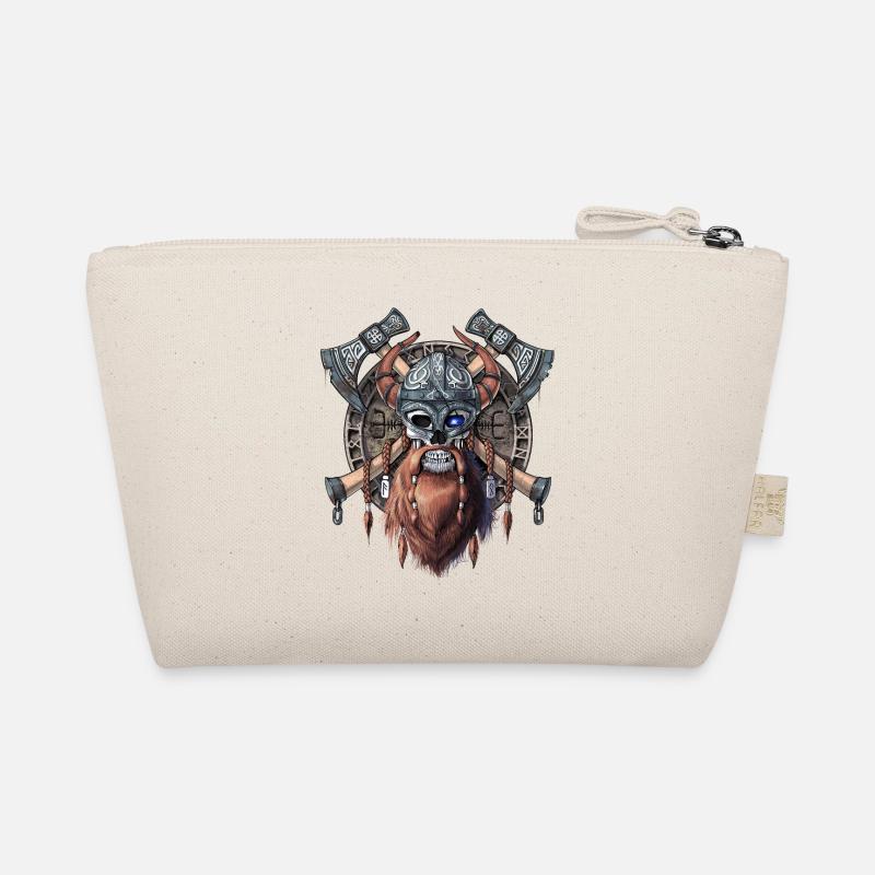 Viking Skull OFFIZIELL - Bio-Täschchen - Natur