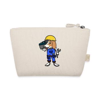 Crafts Craftsmen Construction site Professions Job Work - Organic Pouch - nature - Back