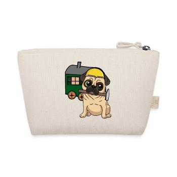 Chantier de construction Artisan Chien Carlin Construction Camion Job Hammer - Trousse biologique - nature - Dos