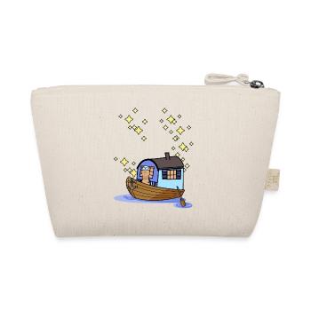 Ahoi Rowing Boat Boat Paddle Boat Sailboat Maritime - Organic Pouch - nature - Back