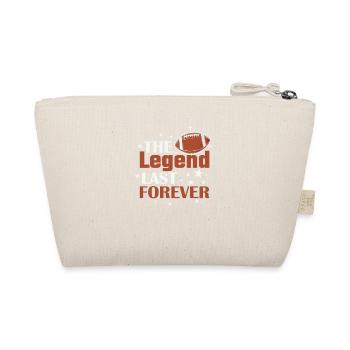 The Legend last Forever American Football - Organic Pouch - nature - Back