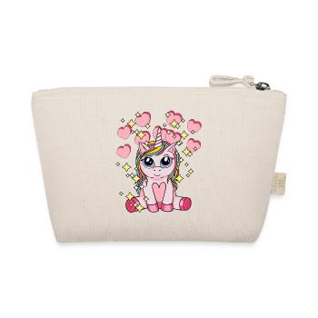Hearty Unicorn Mythical Animal Children Stardust - Organic Pouch - nature - Back