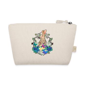 Early Spring Rabbit Easter Happy Easter Nature - Organic Pouch - nature - Back