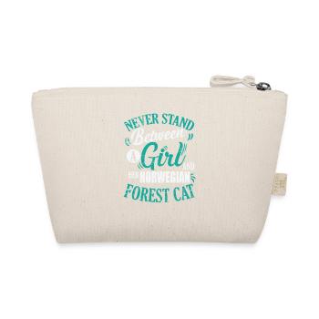 Ne vous tenez jamais entre une fille et son chat norvégien - Trousse biologique - nature - Dos