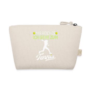 Tennisspieler Tennis - Bio-Täschchen - Natur - Hinten