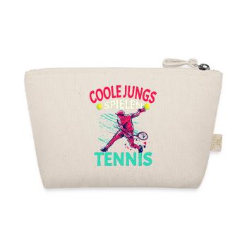 Tennisspieler Tennis - Bio-Täschchen - Natur - Hinten
