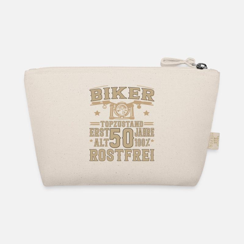 50 Geburtstag Mann Biker 50 Jahre Motorrad Bio-Täschchen