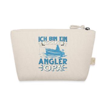 Ich bin ein cooler Angler Opa Fischen Angeln - Bio-Täschchen - Natur - Hinten