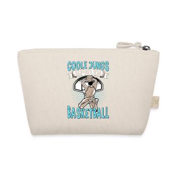 Basketball Training Trikot Coole Jungs Spielen - Bio-Täschchen - Natur - Hinten