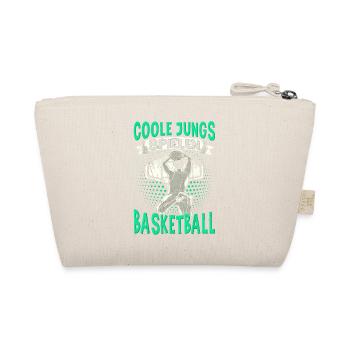 Basketball Training Trikot Coole Jungs Spielen - Bio-Täschchen - Natur - Hinten