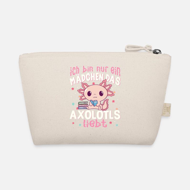 Axolotl - Bio-Täschchen - Natur