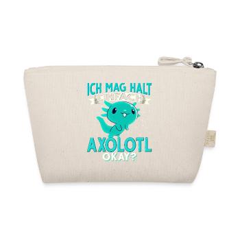 Axolotl - Bio-Täschchen - Natur - Hinten