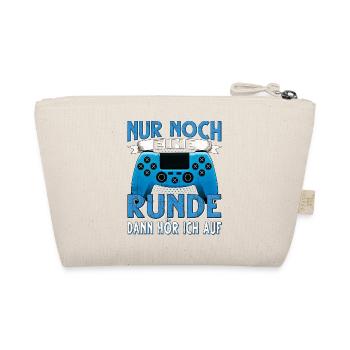 Nur Noch Eine Runde Dann Hör Ich Auf Gamer Gaming - Bio-Täschchen - Natur - Hinten