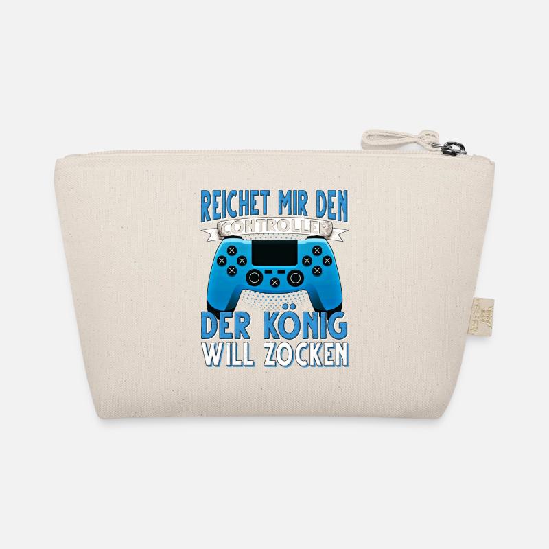 Reichet mir den Controller der König will Zocken. Bio-Täschchen
