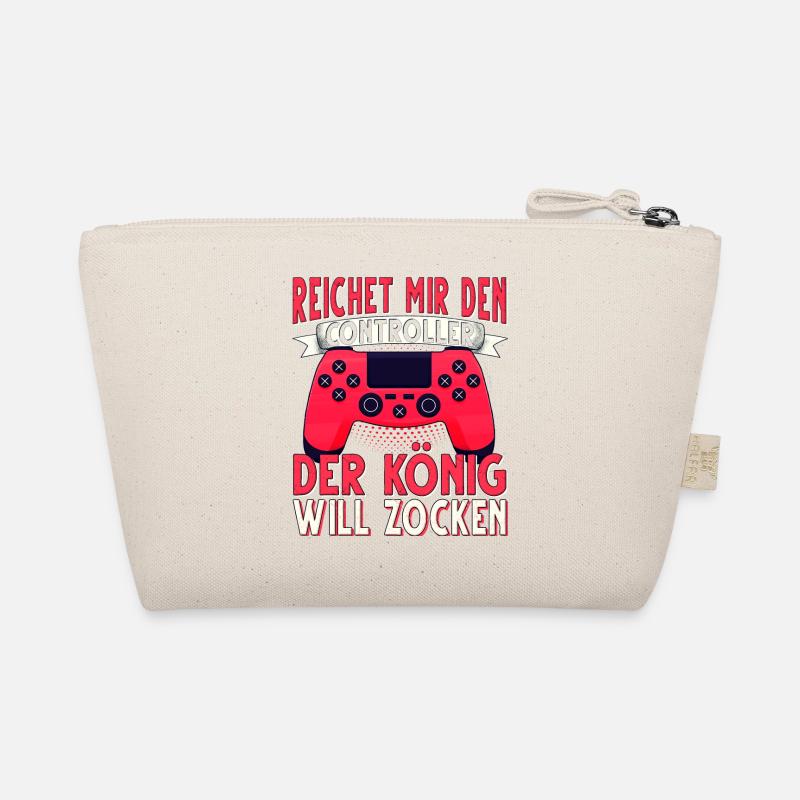Reichet mir den Controller der König will Zocken. Bio-Täschchen