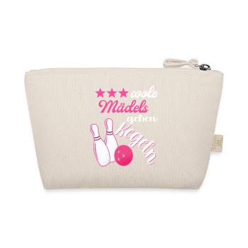 Kegel Bowling Kegelbahn Kegler Kegelverein - Bio-Täschchen - Natur - Hinten