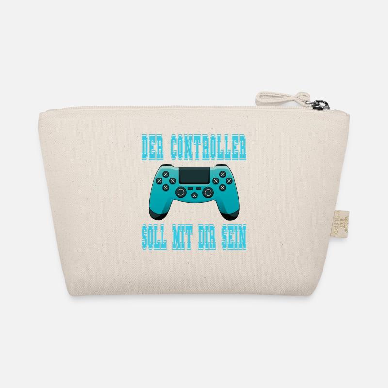 Der Controller Soll Mit Dir Sein. Videospiele - Bio-Täschchen - Natur