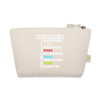 Anime Merch Kawaii Manga Damen Herren Kinder - Bio-Täschchen - Natur - Hinten