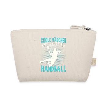 Handballer Herren Jungen Coole Frauen Spielen - Bio-Täschchen - Natur - Hinten