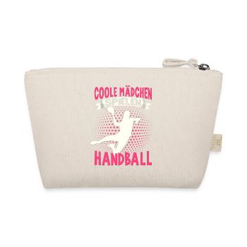 Handballer Herren Jungen Coole Frauen Spielen - Bio-Täschchen - Natur - Hinten