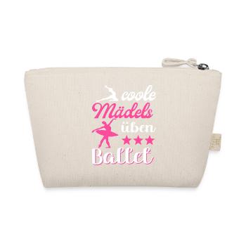 Coole Mädels üben Ballet - Bio-Täschchen - Natur - Hinten