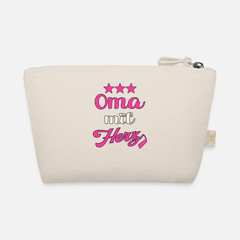 Oma mit Herz Großmutter Bio-Täschchen