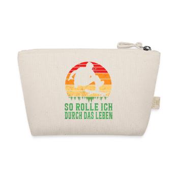 Skateboarder Skateboarding Skaten Skater - Bio-Täschchen - Natur - Hinten