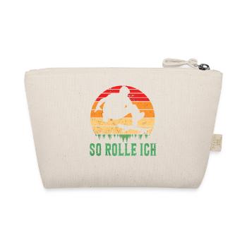 Skateboarder Skateboarding Skaten Skater - Bio-Täschchen - Natur - Hinten