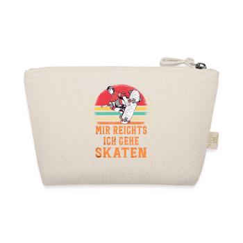 Skateboarder Skateboarding Skaten Skater - Bio-Täschchen - Natur - Hinten