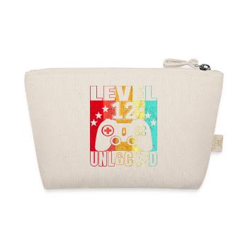 12 Years Birthday Shirt Gamer 12. - Organic Pouch - nature - Back