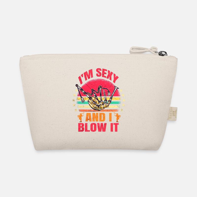 Bagpipes Kilt Scottish Beat Bagpipers Organic Pouch