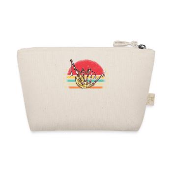 Bagpipes Kilt Scottish Beat Bagpipers - Organic Pouch - nature - Back