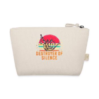 Bagpipes Kilt Scottish Beat Bagpipers - Organic Pouch - nature - Back