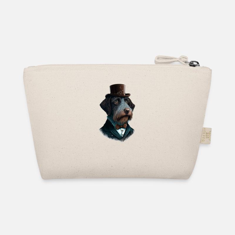 Hund German Wirehaired Pointer Hundemotiv Bio-Täschchen