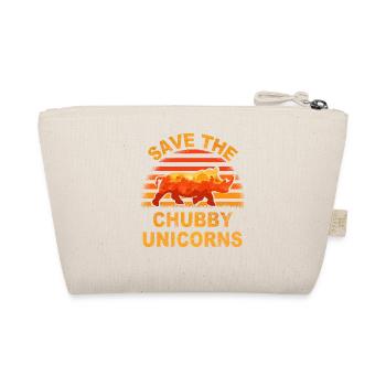 save the chubby uniicorns - Bio-Täschchen - Natur - Hinten