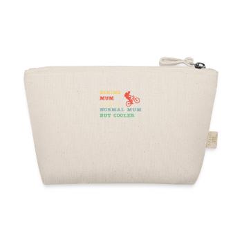 Biking Mum - like a normal Mum but cooler - Organic Pouch - nature - Back