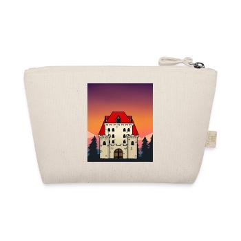 Castle Castle Middle Ages Fairy Tale Character - Organic Pouch - nature - Back