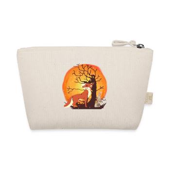 Sun Winter Snow Wildlife Fox Rabbit Nature - Organic Pouch - nature - Back