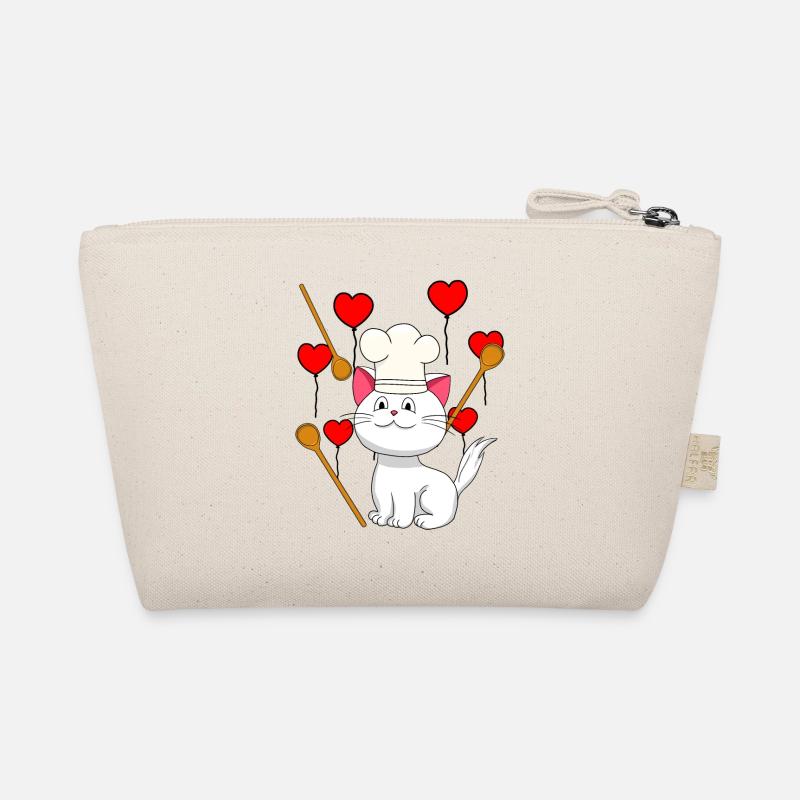 Cat Chef Birthday Gift Hobby Chef Cooking Organic Pouch