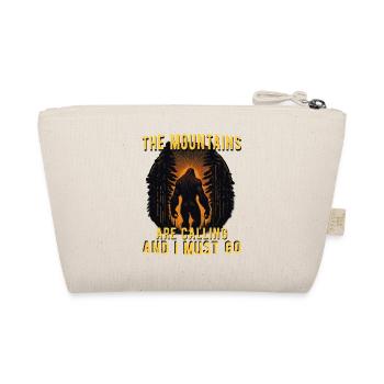 The Mountains Are Calling and I Must Go - Organic Pouch - nature - Back