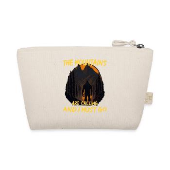 The Mountains Are Calling and I Must Go - Organic Pouch - nature - Back