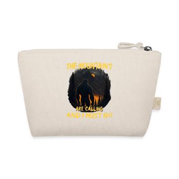 The Mountains Are Calling and I Must Go - Bigfoot - Organic Pouch - nature - Back