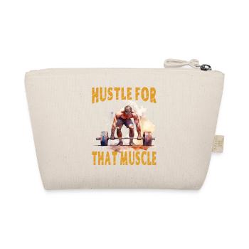 Hustle For That Muscle - Organic Pouch - nature - Back