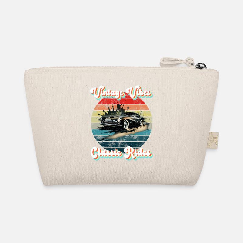 Vintage Vibes, Classic Rides Organic Pouch