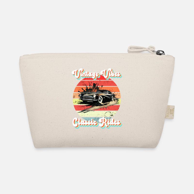 Vintage Vibes, Classic Rides Organic Pouch
