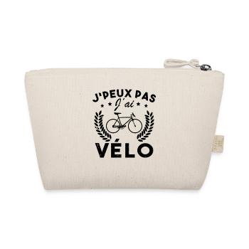 Je Peux Pas J ai velo - Trousse biologique - nature - Dos