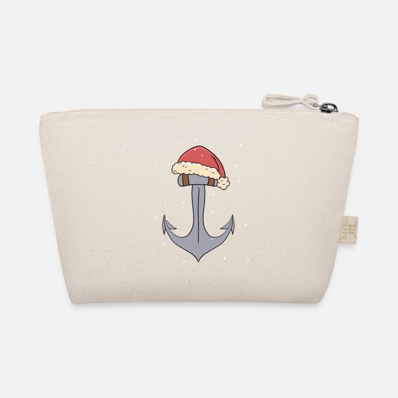 Anker Weihnachten Seemann Schifffahrt Berufe Ahoi Bio-Täschchen