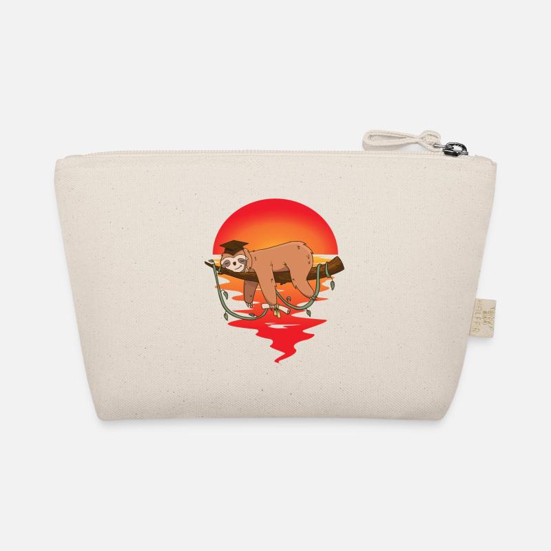 Sloth Student Diploma High School Student Studying Student Tired Organic Pouch